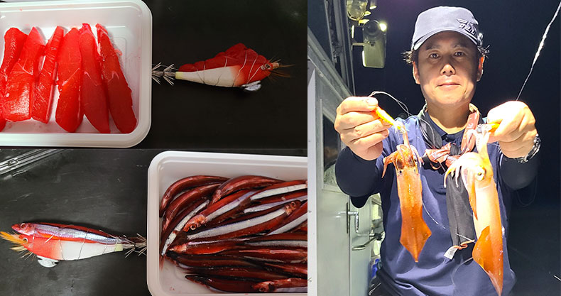 釣果レポート | 夏は夜焚き!!エサリグでイカ三昧鹿児島・さつま川内市