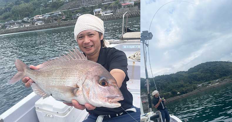 釣果レポート | 型は不満もマダイ・ネイゴを数釣り！鹿児島・霧島市