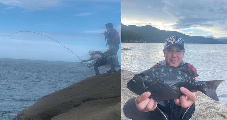 釣果レポート | 武田英敏さんレポート8月3日 三重県尾鷲 解禁磯の